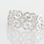 Bague Arabesque Or Blanc Diamant - Bagues avec pierre Femme | Histoire d&rsquo;Or