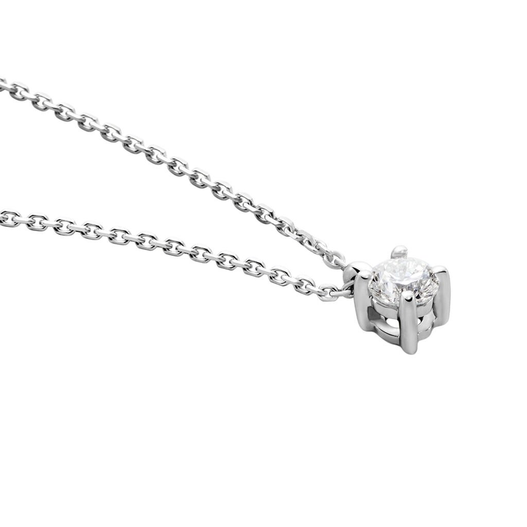Collier Elfa Or Blanc Diamant - Colliers Femme | Histoire d&rsquo;Or