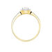Bague Solitaire Cillian Or Jaune Oxyde De Zirconium - Bagues solitaires Femme | Histoire d’Or