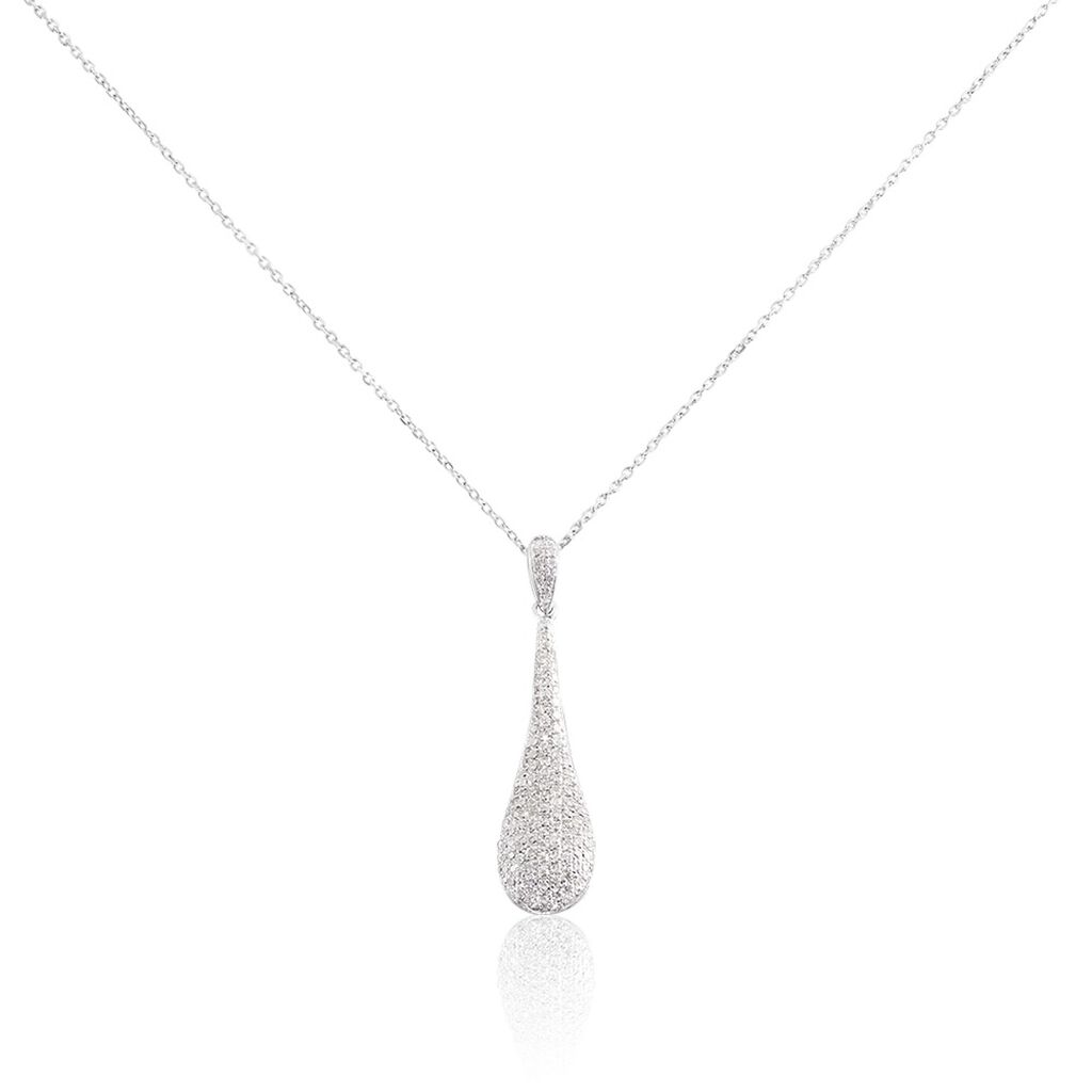 Collier Celine Or Blanc Diamant