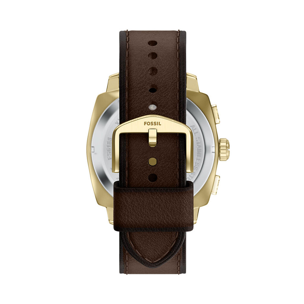 Montre Fossil Machine Marron - F&ecirc;te des p&egrave;res Homme | Histoire d&rsquo;Or
