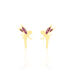Boucles D'oreilles Puces Feelia Or Jaune - Clous d'oreilles Enfant | Histoire d’Or