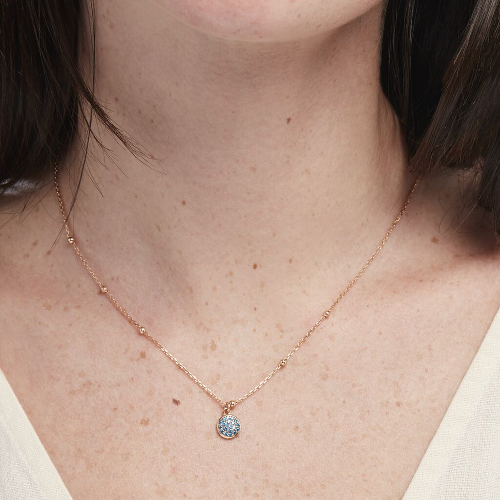 Collier Plaqué Or Jaune Mikayla Oxydes De Zirconium - Colliers fantaisie Femme | Histoire d’Or