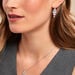 Boucles D'oreilles Pendantes Versailles Argent Blanc Oxyde Zirconium - Boucles d'oreilles pendantes Femme | Histoire d’Or