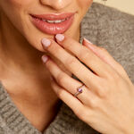 Bague Or Jaune Anja Am&eacute;thyste - Bagues solitaires Femme | Histoire d&rsquo;Or