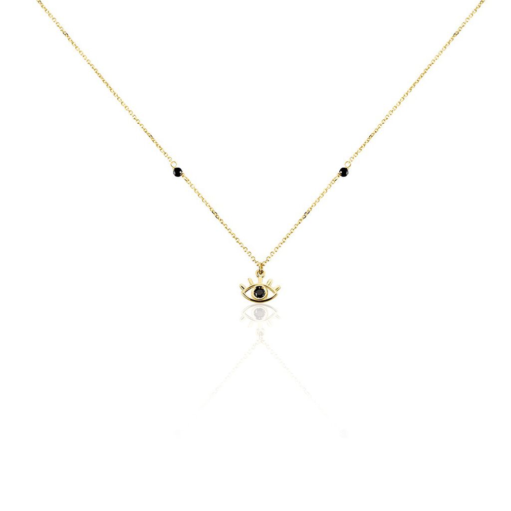 Collier Look At Me Or Jaune Oxyde De Zirconium Spinelle - Colliers Femme | Histoire d&rsquo;Or