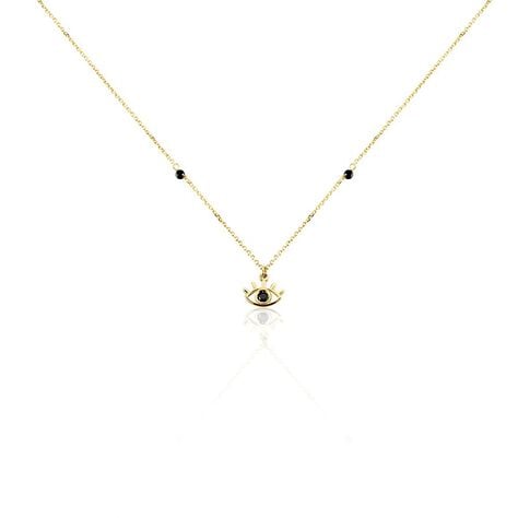 Collier Look At Me Or Jaune Oxyde De Zirconium Spinelle - Colliers Femme | Histoire d&rsquo;Or