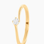 Bague Firmamenti Or Jaune Diamant - Bagues solitaires Femme | Histoire d&rsquo;Or