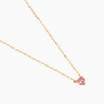Collier Or Jaune Avaya Oxyde De Zirconium - Colliers Enfant | Histoire d&rsquo;Or