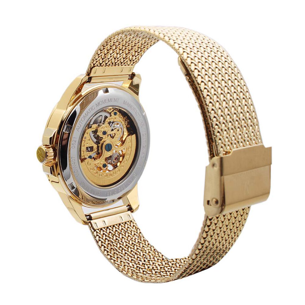 Montre Montignac Round Automatique Noir - Montres Homme | Histoire d’Or