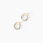 Cr&eacute;oles Tita Or Bicolore - Boucles d'oreilles cr&eacute;oles Femme | Histoire d&rsquo;Or