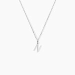 Pendentif Ionia Lettre Or Blanc - Pendentifs Famille | Histoire d&rsquo;Or