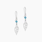 Boucles D'oreilles Pendantes Angelika Argent Blanc Pierre De Synthese - Boucles d'oreilles fantaisie Femme | Histoire d&rsquo;Or