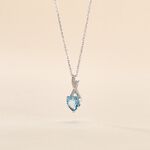 Collier Clothilde Or Blanc Topaze Et Oxyde De Zirconium - F&ecirc;te des m&egrave;res Femme | Histoire d&rsquo;Or