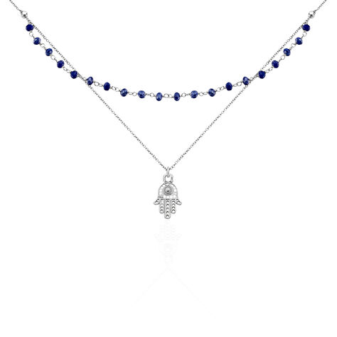 Collier Bedra Argent Blanc Cristal - Colliers fantaisie Femme | Histoire d’Or