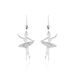 Boucles D'oreilles Pendantes Ritej Argent Blanc - Boucles d'oreilles fantaisie Femme | Histoire d’Or