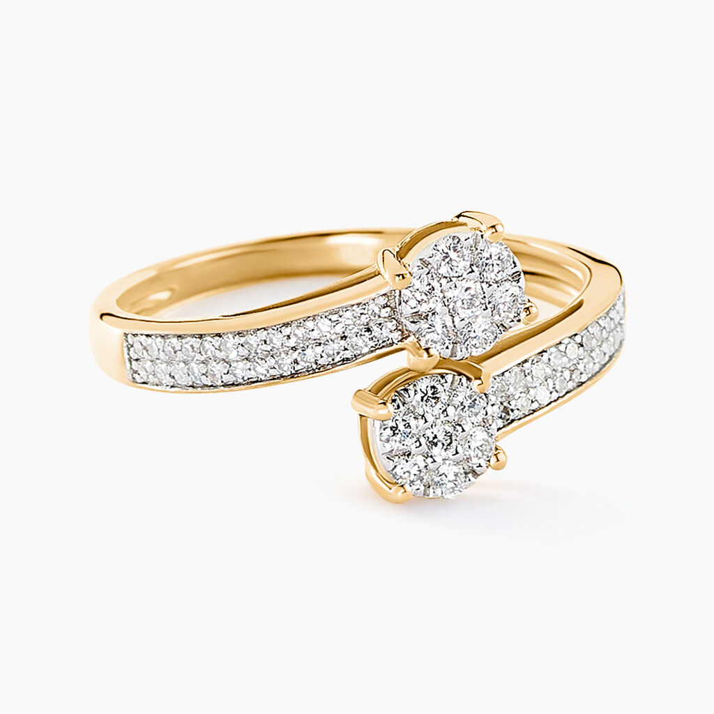 Bague Dyonisus Or Jaune Diamant - Bagues avec pierre Femme | Histoire d’Or