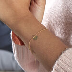 Bracelet Cobeia Croix Maille For&ccedil;at Or Jaune - Bracelets Communion Femme | Histoire d&rsquo;Or