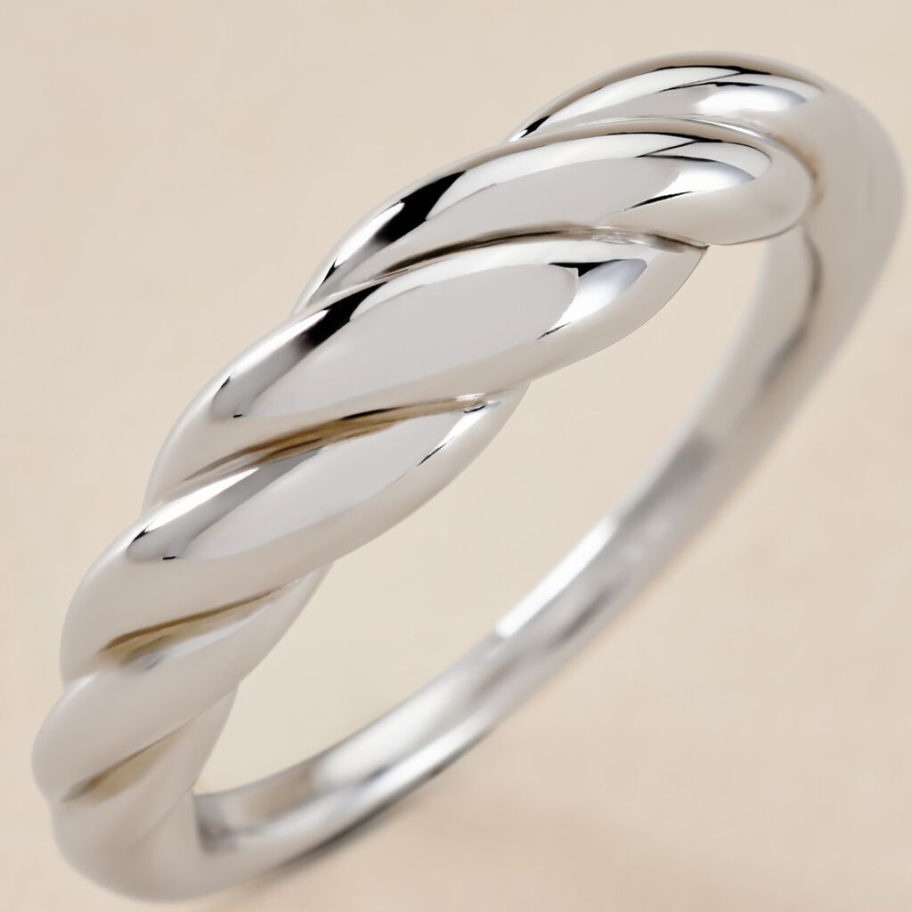 Bague Cassiope Argent Blanc - Bagues fantaisie Femme | Histoire d’Or
