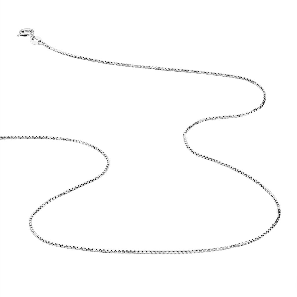 Cha&icirc;ne Alyze Argent Blanc - Chaines Femme | Histoire d&rsquo;Or