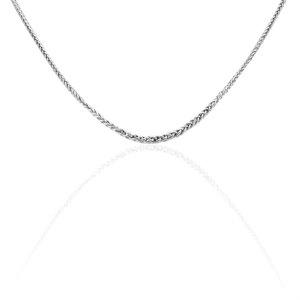 Collier Jany Danilo Maille Palmier Or Blanc - Chaines Femme | Histoire d’Or