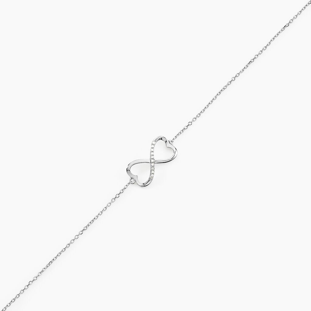 Bracelet Irmela Or Blanc Diamant - Bracelets Femme | Histoire d&rsquo;Or