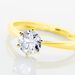 Solitaire Or Jaune Laurian Oxyde De Zirconium Blanc - Bagues solitaires Femme | Histoire d’Or