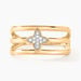Bague Delicatesse Or Jaune Diamant - Bagues avec pierre Femme | Histoire d’Or