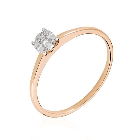 Bague Solitaire Or Rose Dream Diamants - Bagues solitaires Femme | Histoire d&rsquo;Or