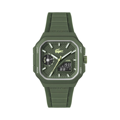Montre Lacoste Lc33 Square Kaki - Montres Homme | Histoire d&rsquo;Or
