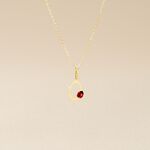 Pendentif Helidie Coccinelle Lettre Or Jaune - Pendentifs Enfant | Histoire d&rsquo;Or