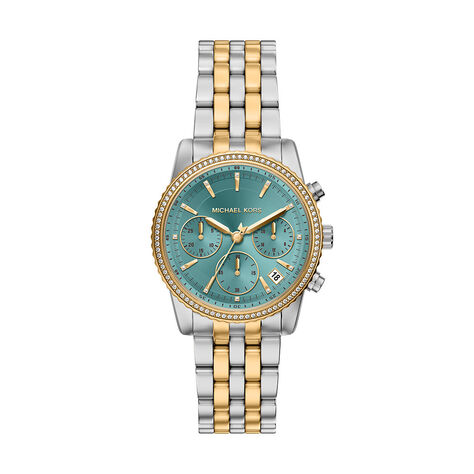 Montre Michael Kors Mini Bryant Turquoise - Montres Femme | Histoire d&rsquo;Or