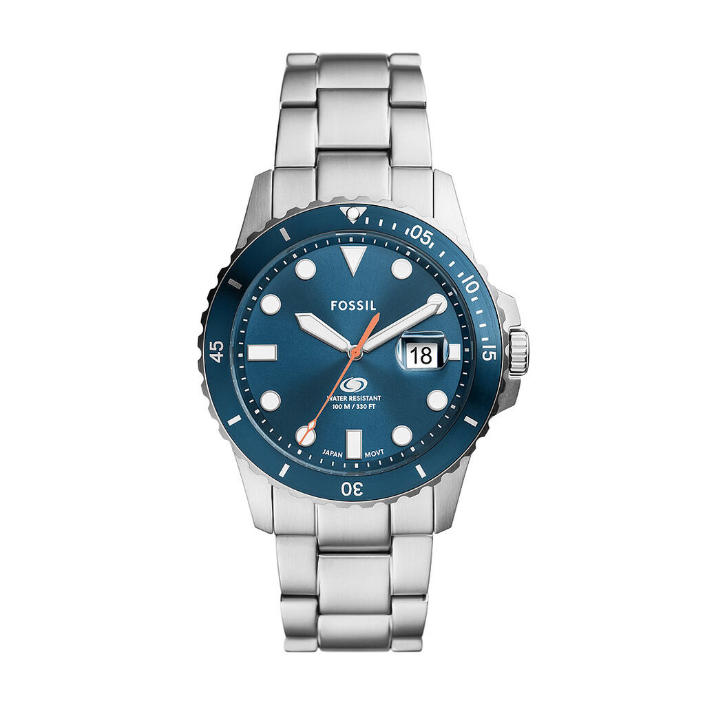 Montre Fossil Blue Dive Bleu