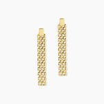 Boucles D'Oreilles Pendantes Allure Argent Jaune - Boucles d'oreilles pendantes Femme | Histoire d&rsquo;Or
