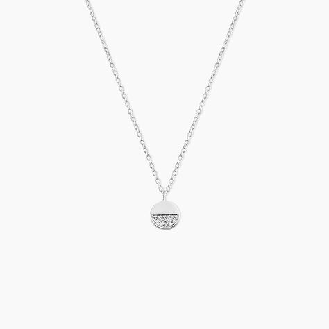 Collier Argent Viviano Oxydes De Zirconium - Colliers fantaisie Femme | Histoire d’Or