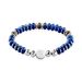 Bracelet Jourdan 1921 Acier Blanc œil De Tigre - Bracelets fantaisie Homme | Histoire d’Or