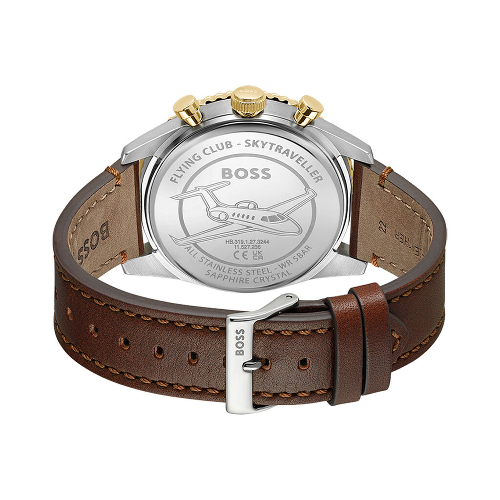 Montre Hugo Boss Skytraveller Pro Bleu - Montres Homme | Histoire d&rsquo;Or