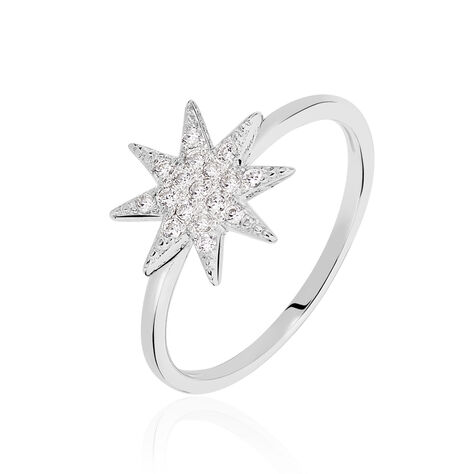 Bague Sarida Argent Blanc Oxyde De Zirconium - Bagues avec pierre Femme | Histoire d’Or