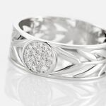 Bague Appius Argent Blanc Oxyde De Zirconium - Bagues avec pierre Femme | Histoire d&rsquo;Or