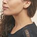 Boucles D'oreilles Puces daria Serti Griffe 2 Or Jaune Oxyde - Clous d'oreilles Femme | Histoire d’Or