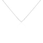 Collier Argent Blanc  Lakia - Colliers fantaisie Femme | Histoire d&rsquo;Or