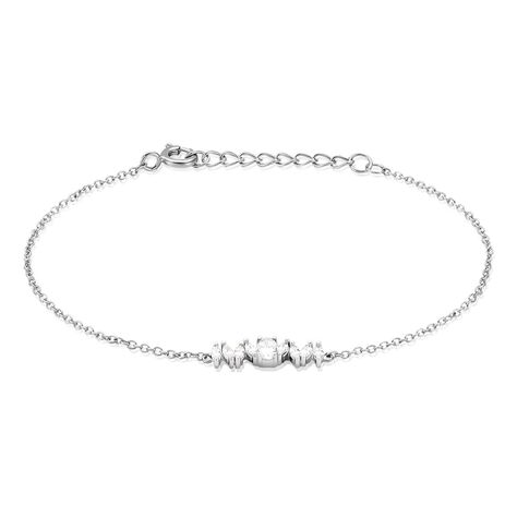 Bracelet Argent Blanc Winter Sweetness Oxyde De Zirconium - Bracelets Femme | Histoire d’Or