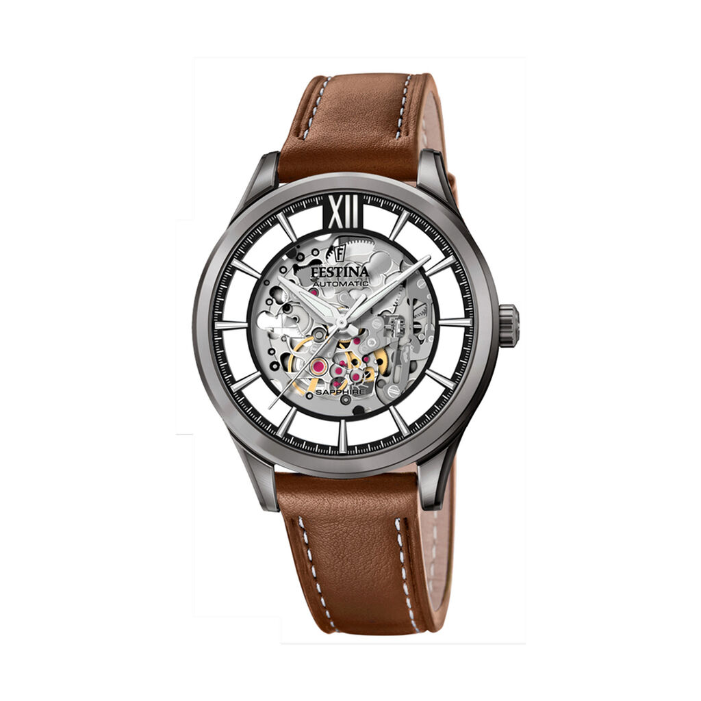 Montre Festina Squelette Automatique - F&ecirc;te des p&egrave;res Homme | Histoire d&rsquo;Or