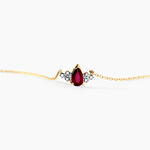 Collier Moss Or Jaune Rubis Diamant - Colliers Femme | Histoire d&rsquo;Or