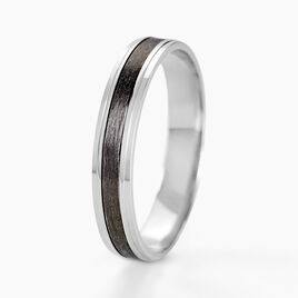Alliance Mariaye Argent Blanc - Alliances Homme | Histoire d’Or