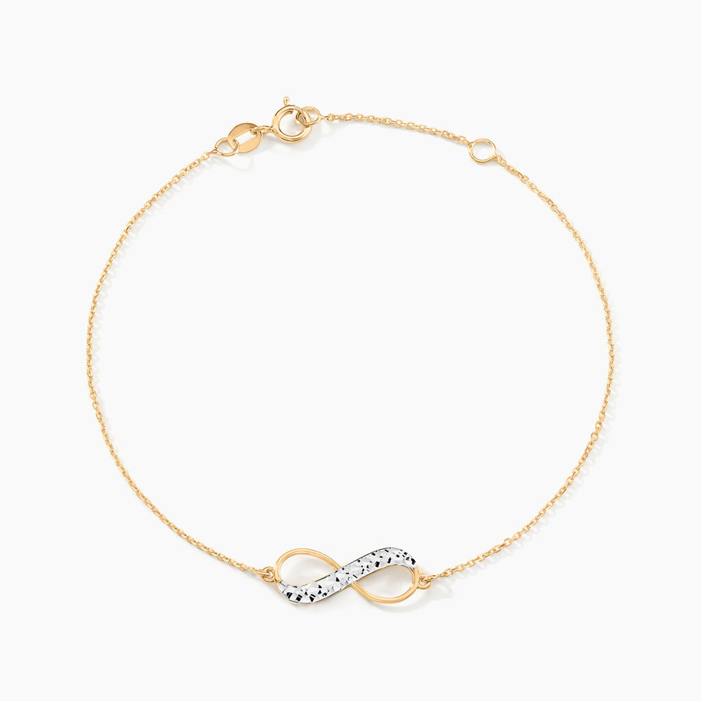 Bracelet Lyana Infini Diamante Or Jaune - F&ecirc;te des m&egrave;res Femme | Histoire d&rsquo;Or