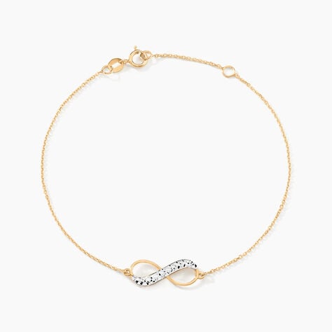 Bracelet Lyana Infini Diamante Or Jaune - Bracelets Femme | Histoire d&rsquo;Or
