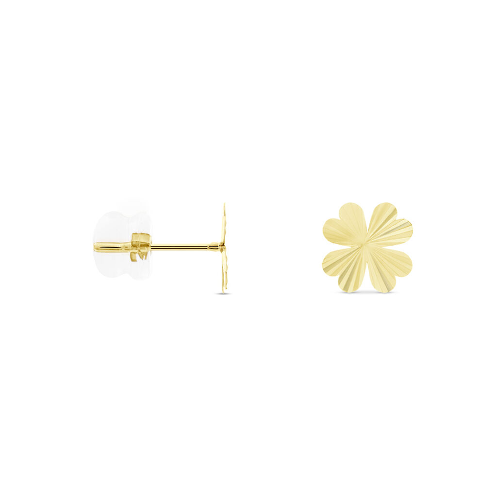 Boucles D'oreilles Puces Dag Or Jaune - Clous d'oreilles Femme | Histoire d’Or
