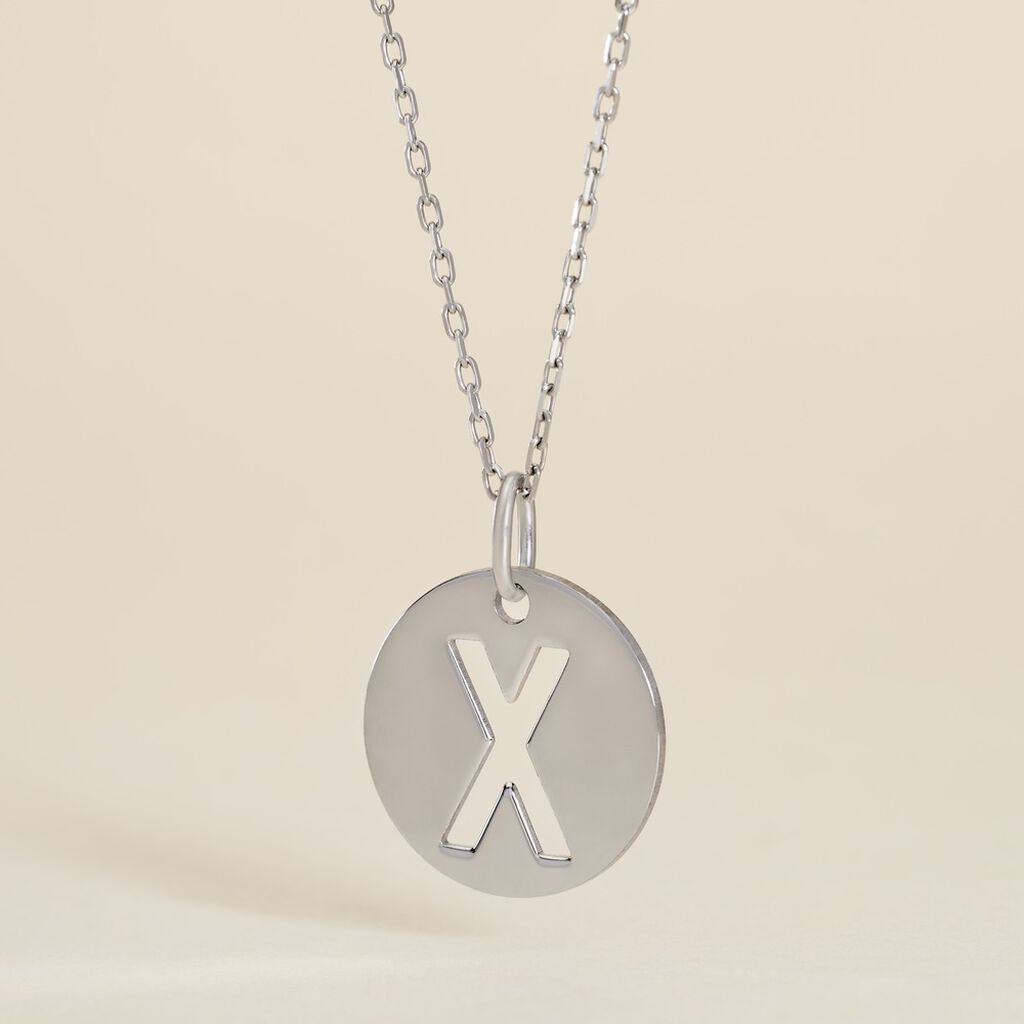 Pendentif Elio X Argent Blanc - Pendentifs Famille | Histoire d’Or