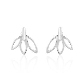 Bijoux D'oreilles Anjali Argent Blanc - Boucles d'oreilles fantaisie Femme | Histoire d’Or